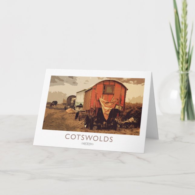 Cartão De Agradecimento Cotswolds Poster (Frente)