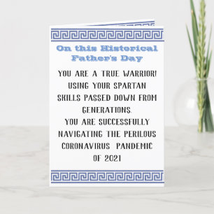 Cartão De Agradecimento Covid- 19 Dia de os pais