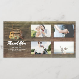 Cartão De Agradecimento Cowboy Boots País Russo Obrigado Casamento