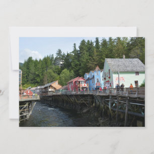 Cartão De Agradecimento Creek Street em Ketchikan