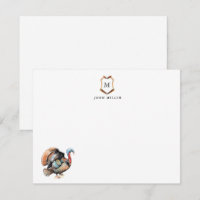 Crest com Pássaro Turco Monograma