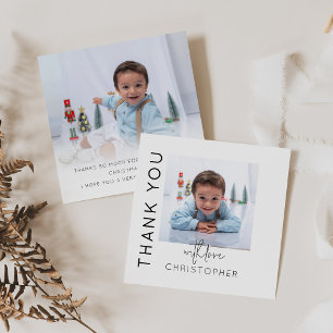 Cartão De Agradecimento Crianças 2 Foto Obrigado