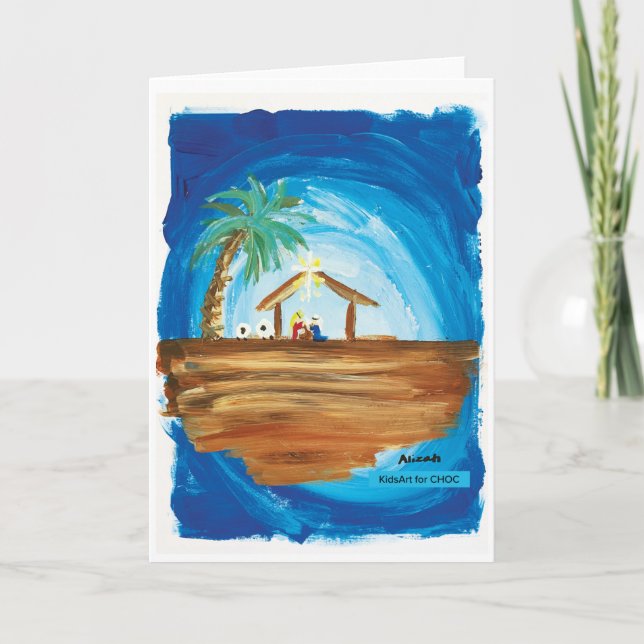 Cartão De Agradecimento CriançasArt para COC - Paz na Terra (Frente)