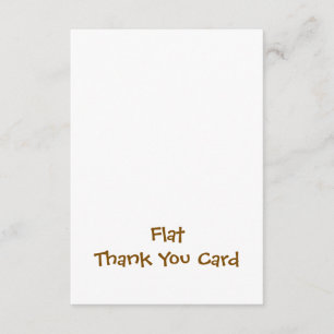 Cartão De Agradecimento Crie seu 3.5" x 5" Squared Flat Personalizado