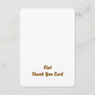 Cartão De Agradecimento Crie seu Personalizado 3.5" x 5" Arredondado Plano