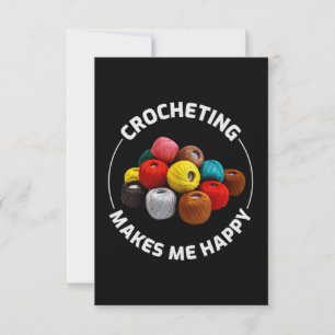 Cartão De Agradecimento Crocheting Crochet Knitter Crochet Crocheter