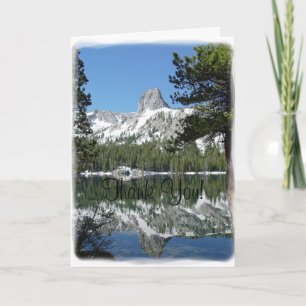 Cartão De Agradecimento Crystal Crag Reflections Thank You Card