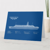 CSS Virginia - Ship Blueprint Planos ABD