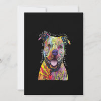 cuidado com os cães Pitbull, eles roubarão seu cor