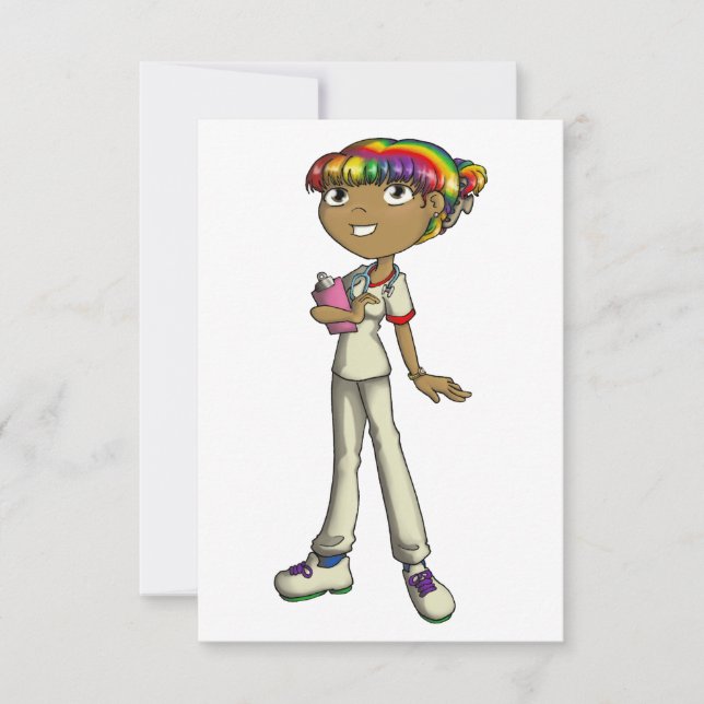 Cartão De Agradecimento Cuidados (Frente)