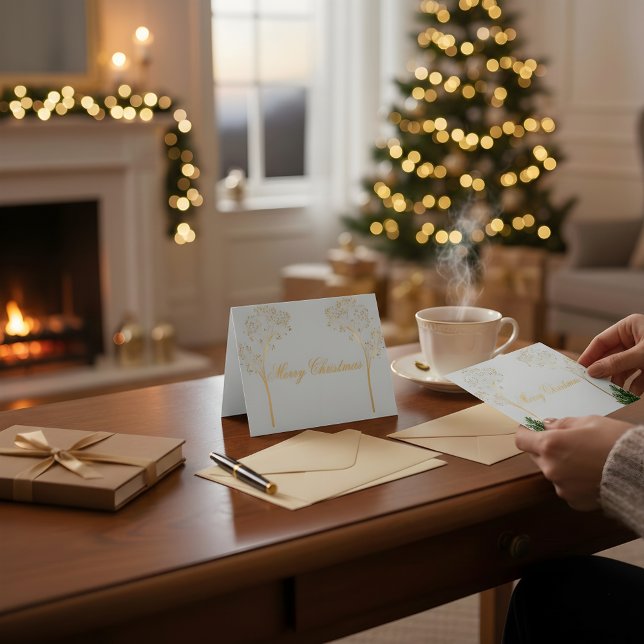 Cartão De Agradecimento Custom Color Christmas Card (Criador carregado)