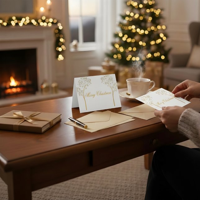 Cartão De Agradecimento Custom Color Christmas Card (Criador carregado)