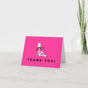 Cartão De Agradecimento Cute Chef Thank You Card