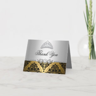 Cartão de Agradecimento da Coroa da Princesa Doura