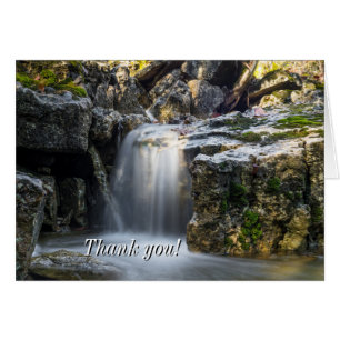 Cartão de Agradecimento da Serenity Spa Falls
