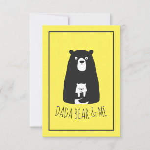 Cartão De Agradecimento DADA URSO & EU   Pai Filhos Filha Filho Dada Urso