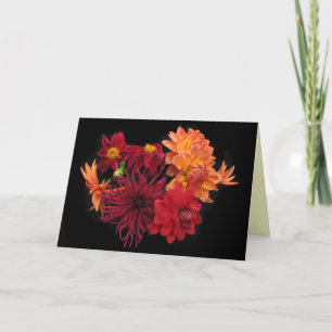 Cartão De Agradecimento Dahlia Obrigado