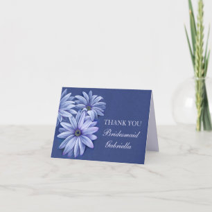 Cartão De Agradecimento Daisy osteospermum casamento damas de honra obriga