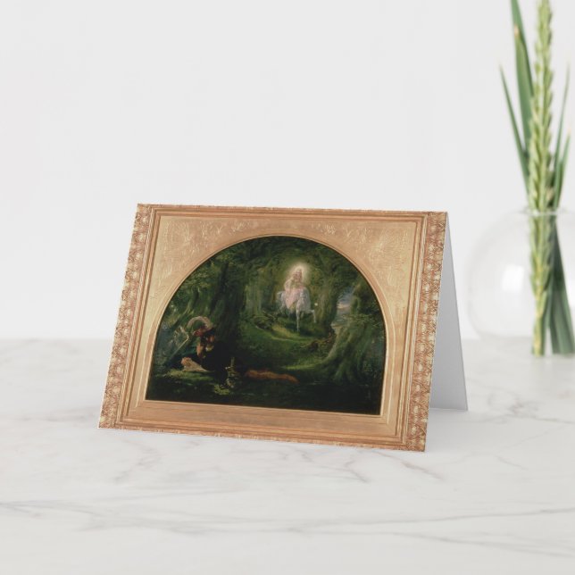 Cartão De Agradecimento Dama Sem Merci do Belle do La (Frente)