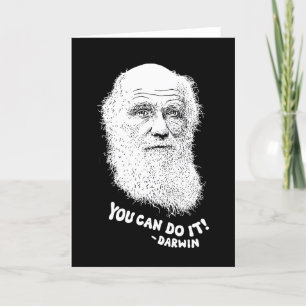 Cartão De Agradecimento Darwin - Você Pode Fazer Isso