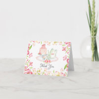 DaTECA Pink Floral Bridal Tea - Obrigado