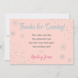 Cartão de Agradecimento de 1º Aniversário Onederla