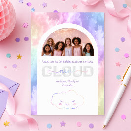 Cartão de Agradecimento de 9º Aniversário Cloud Ni