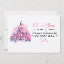 Cartão de Agradecimento de Aniversário de 1 Ano do