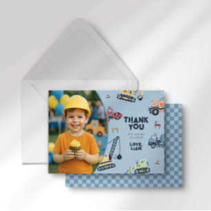 Cartão de Agradecimento de Aniversário de Caminhão