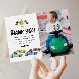 Cartão de Agradecimento de Aniversário de Carro de