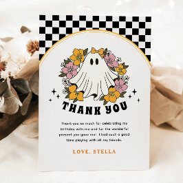 Cartão de agradecimento de aniversário de Hallowee