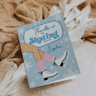 Cartão de Agradecimento de Aniversário de Inverno 