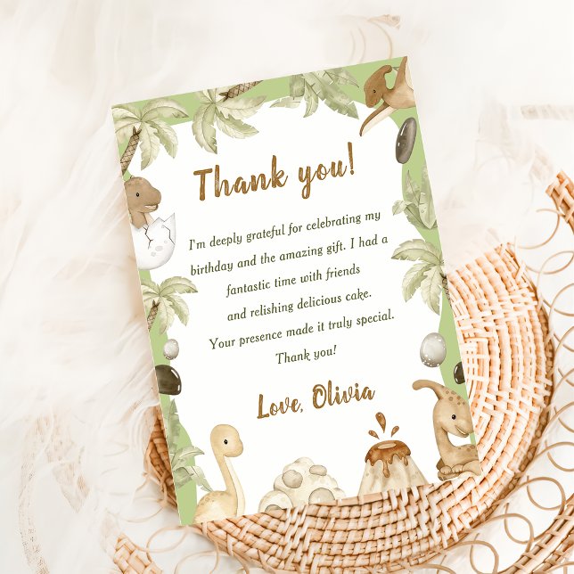 Cartão de Agradecimento de Aniversário de Menino c (Criador carregado)