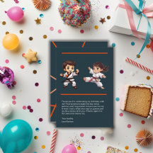 Cartão de Agradecimento de Aniversário do Campeão 