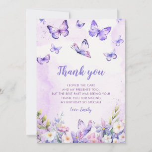 Cartão de Agradecimento de Aniversário Floral Borb