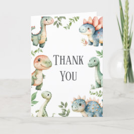 Cartão de agradecimento de aniversário infantil co