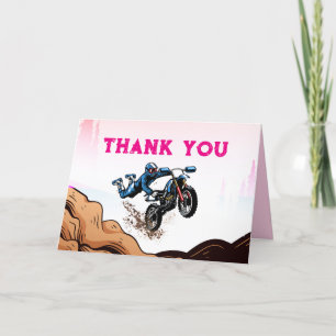 Cartão de Agradecimento de Aniversário para Crianç