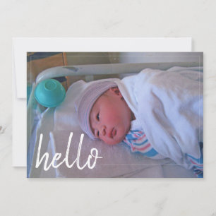 Cartão de Agradecimento de Anúncio de Nascimento C
