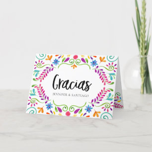 Cartão de agradecimento de casamento com foto temá