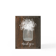 Cartão de agradecimento de casamento com ilustraçã