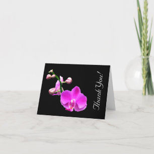 Cartão de Agradecimento de Casamento de Orquídea R