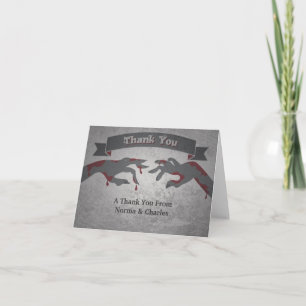 Cartão de Agradecimento de Casamento de Zumbi
