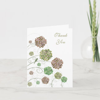 Cartão de Agradecimento de Casamento Green Gables