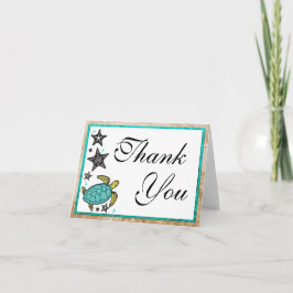 Cartão de Agradecimento de Casamento Praiano Capri