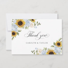 Cartão de Agradecimento de Casamento Rustico Giras