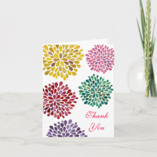 Cartão de Agradecimento de Casamento Spring Blosso
