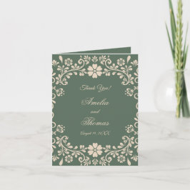 Cartão de Agradecimento de Casamento Talavera Mexi