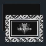 Cartão de agradecimento de despedida de solteiro p<br><div class="desc">Cartão de agradecimento personalizado de despedida de solteiro preto e prata. Elegante cartão de lugar de despedida de solteiro impresso em preto e branco. Confira o restante da coleção para ver belos itens de decoração para casa.</div>