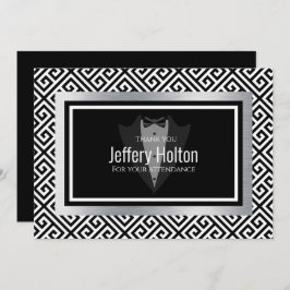 Cartão de agradecimento de despedida de solteiro p