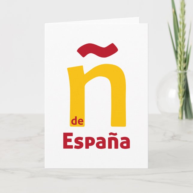 Cartão De Agradecimento — de España (Frente)